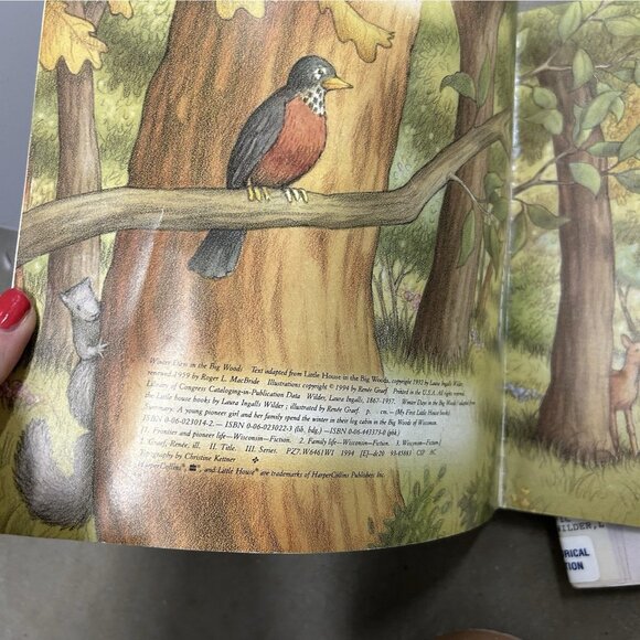 MY FIRST LITTLE HOUSE Books Lot 3 Winter Days Christmas Dance At Grandpa’s Pb HC - Picture 13 of 16